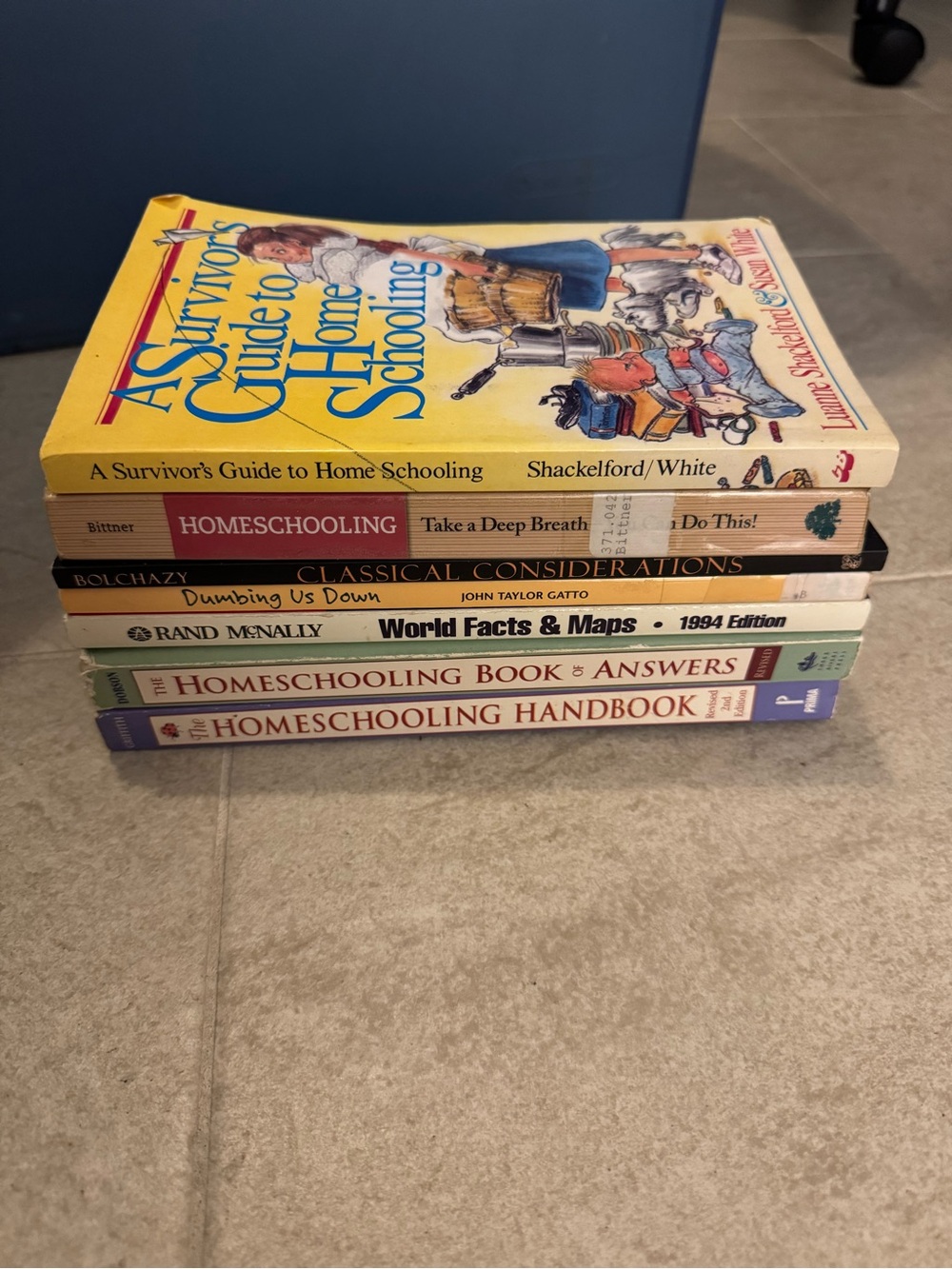 Home Schooling Books Bundle how to, parents guide and more lot of 7